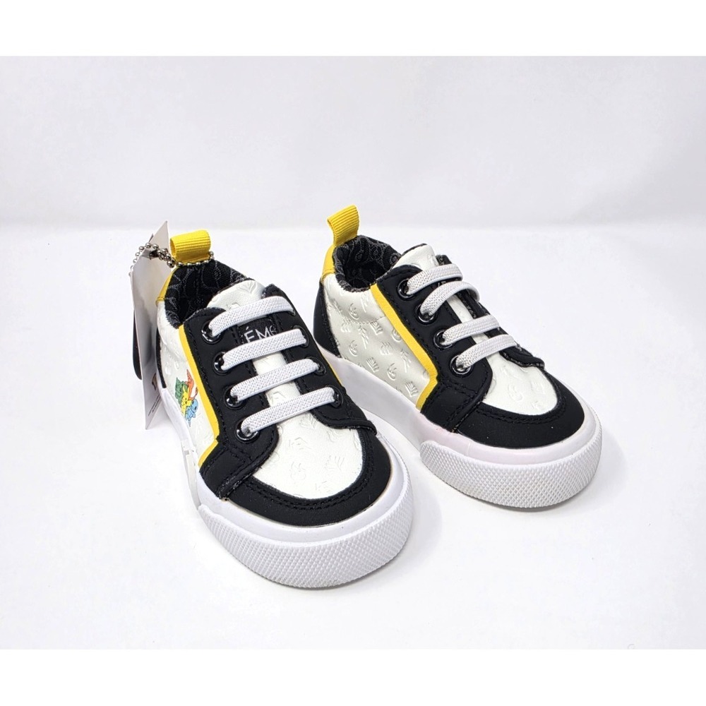 Groundup Kids 5 Pokemon Shoe White/Black Multi‎ NIB
